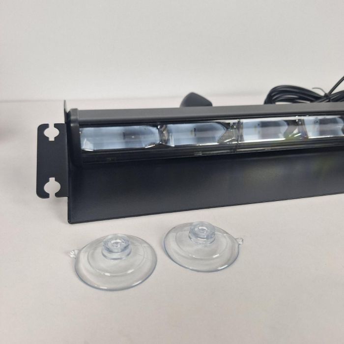 Проблисковий маячок під лобове скло 45 см Стробоскоп синій