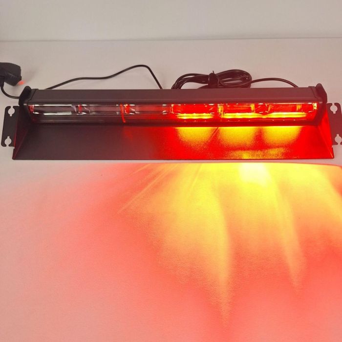 Проблисковий маячок під лобове скло 45 см Стробоскоп червоний синій