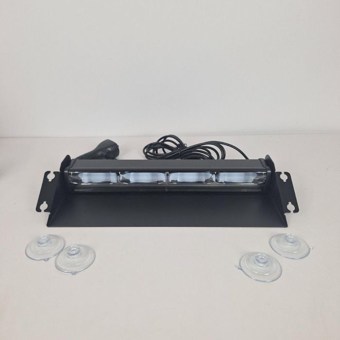 Проблисковий маячок під лобове скло 31см Стробоскоп синій