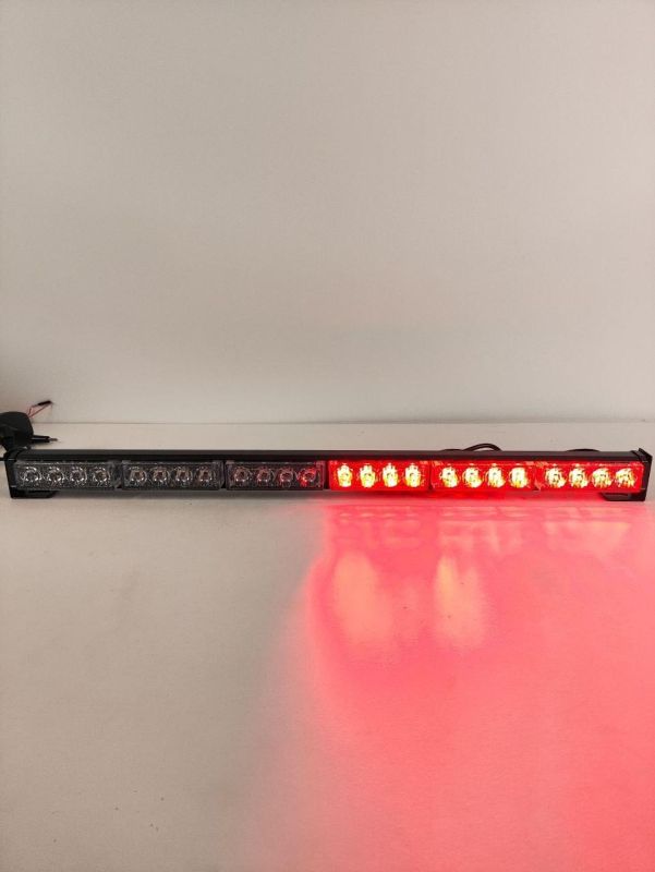 Синьо-червона led балка 65см 24W стробоскоп мигалка під лобове скло