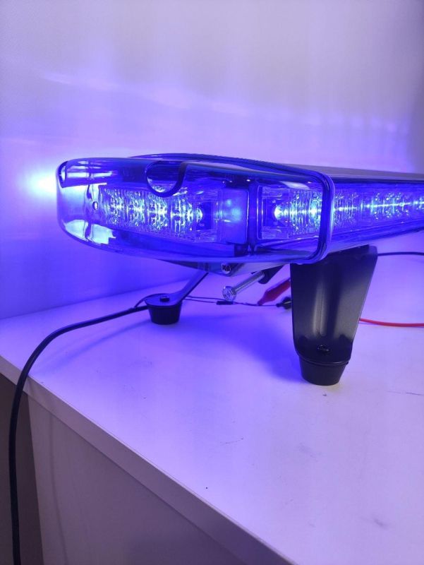 Мигалка на дах автомобіля 118 см синя 88LED, проблискова панель