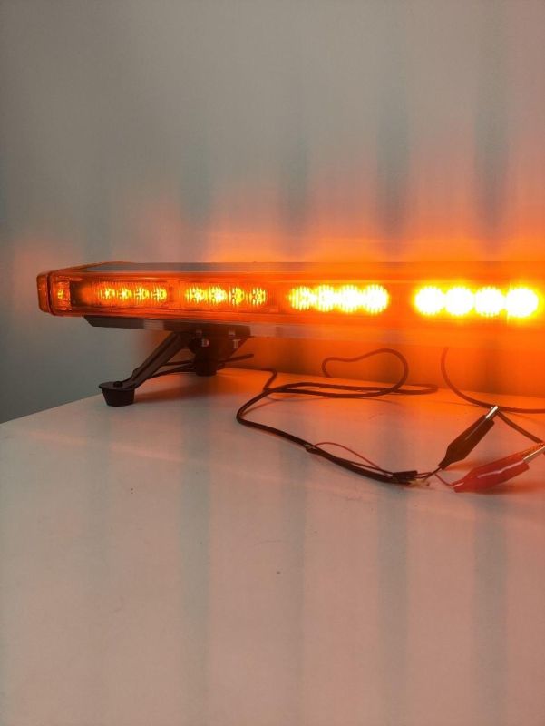 Мигалка на дах автомобіля 145 см жовта 108LED, проблискова панель