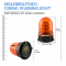 Стробоскоп мигалка жовта на дах авто 36LED світлодіодна жовта