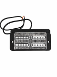 Стробоскоп мигалка в решітку автомобіля синій червоний накладний 24led