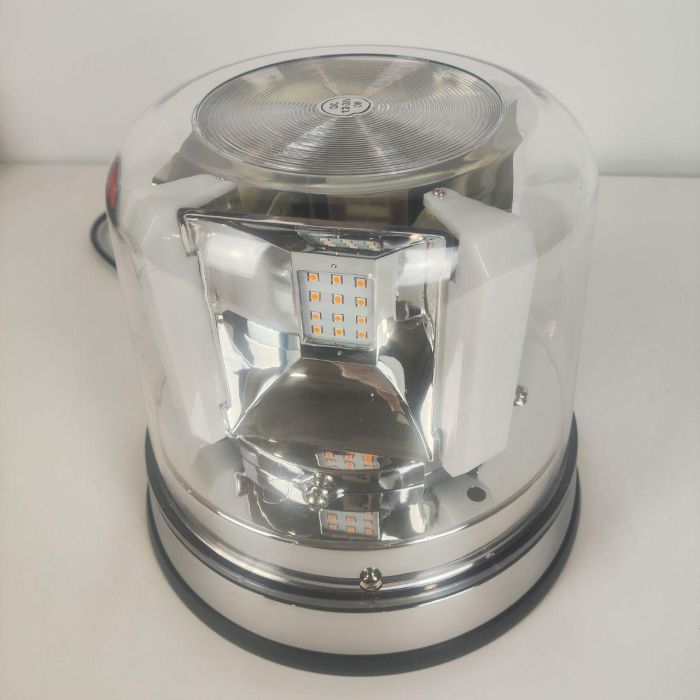 Стробоскоп-мигалка на дах LED 19см, 12/24v жовтий помаранчевий