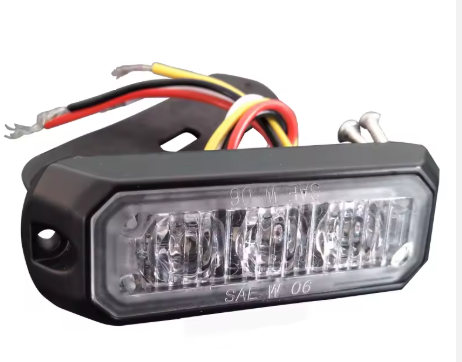 Стробоскоп 3 світлодіода тонкий. Червоний колір