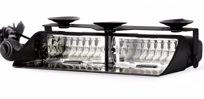 Стробоскоп мигалка синій червоний Viper S2 під лобове скло маячок