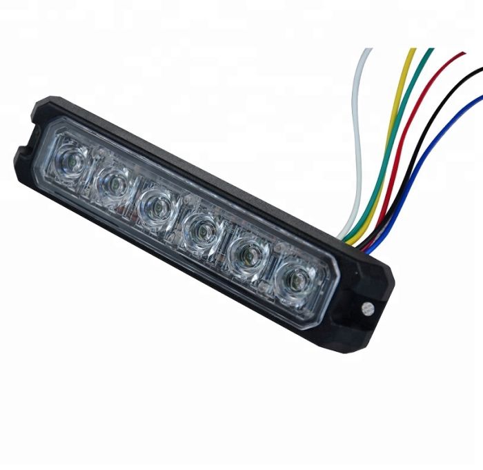 Стробоскоп 6 світлодіода тонкий. Синій колір