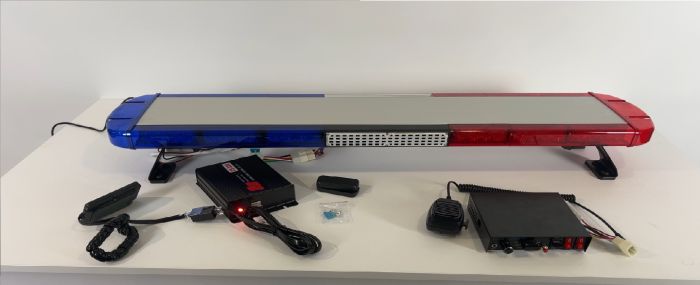 Проблискова панель 100 см з СГП синьо-червона